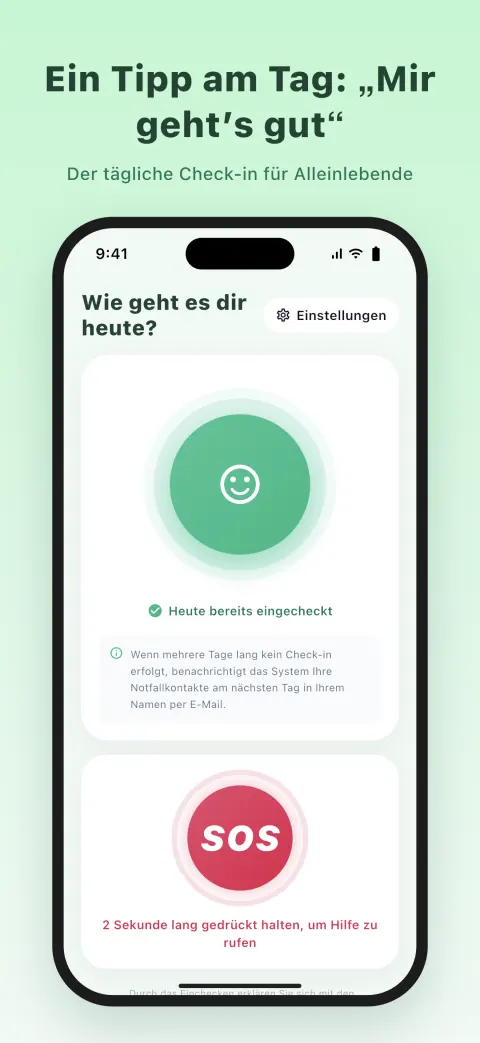 Ein Tipp am Tag: „Mir geht’s gut“