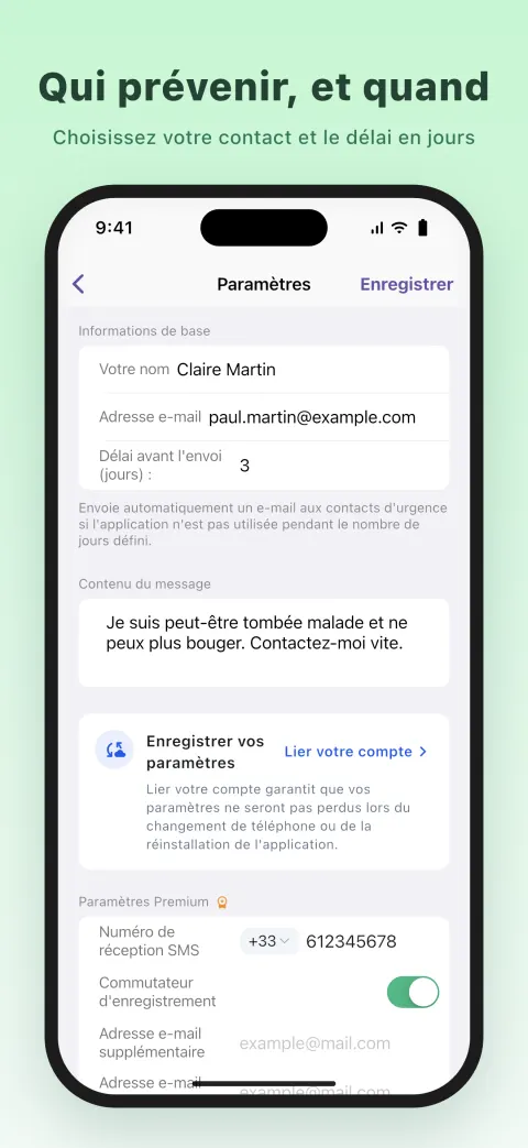 Qui prévenir, et quand