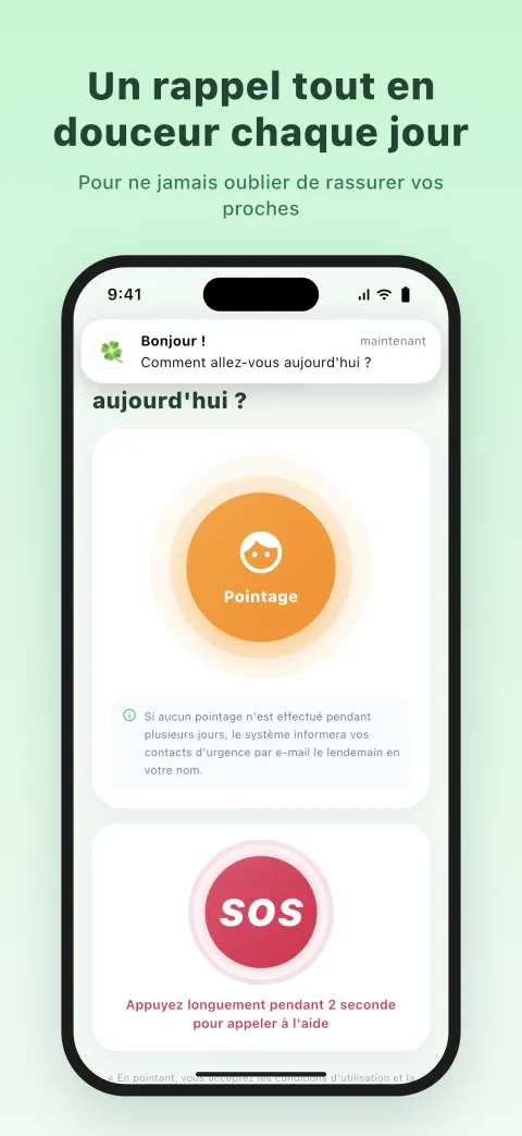 Un rappel tout en douceur chaque jour